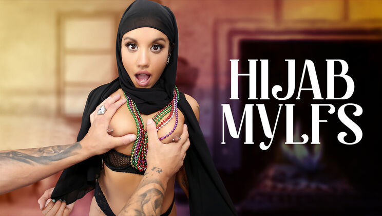 [HijabMylfs] - Nina's First Mardi Gras With Victor - Nina White - Victor Ray