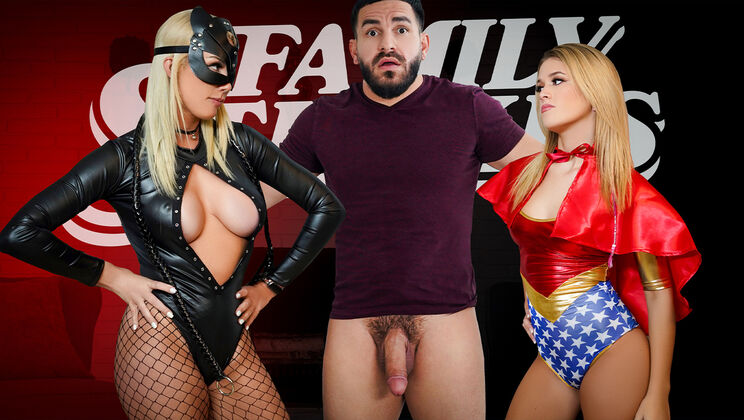 Man of the House Stretches Madison and Ashley’s Holes