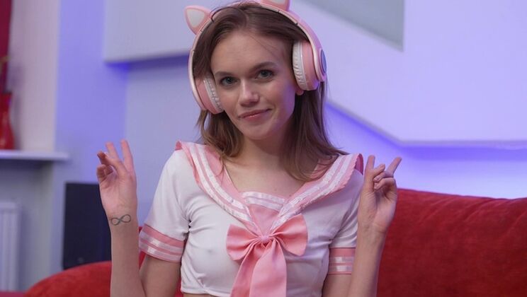 [NRXStudio] - Skinny Teen Sucks and Fucks Big Cock Italian Stud