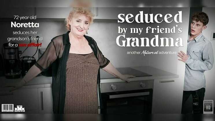 [Mature.nl] - Granny Noretta's Lingerie and Stockings Seduction