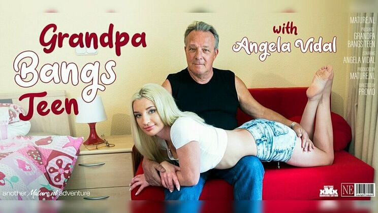 [Mature.nl] - Angela Vidal and Grandpa Harry's Masturbation - Angela Vidal - Harry