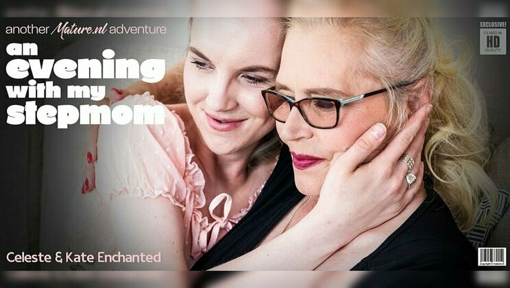 [Mature.nl] - Celeste and Kate Enchanted Share a Thong and Upskirt Moment - Celeste - Kate Enchanted