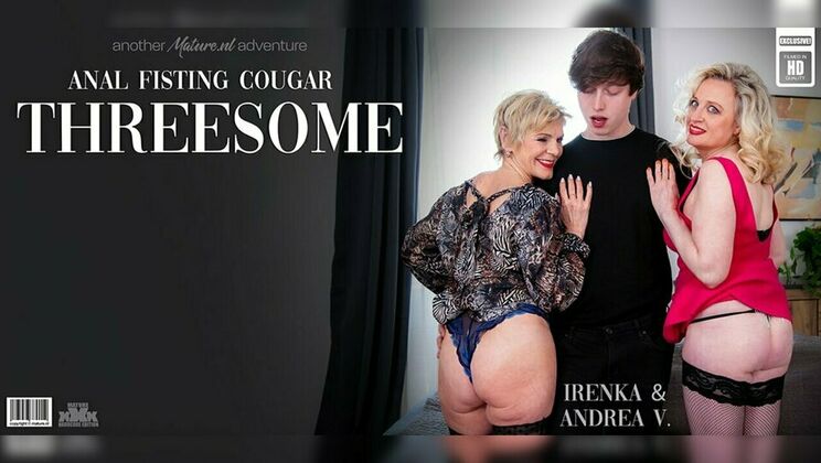 [Mature.nl] - Old and Young Cougars Irenka and Andrea V. Enjoy a Threesome - Irenka - Andrea V. - Lenny Yankee