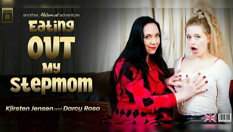 [Mature.nl] - Lesbian Stepdaughter Darcy Rosa Loves Stepmom Kjirsten Jensen's Pussy