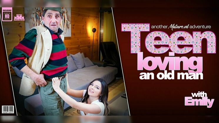 [Mature.nl] - Old Goran and Young Emily F. Get Intimate with Facial