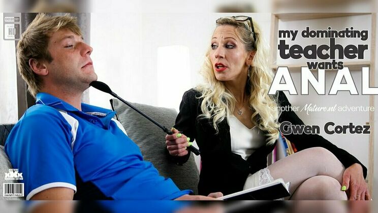 [Mature.nl] - Horny Student Anal Fucked by MILF Gwen Cortez