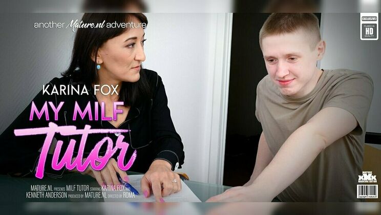 [Mature.nl] - Hardcore Fucking between MILF Karina Fox and Her Student