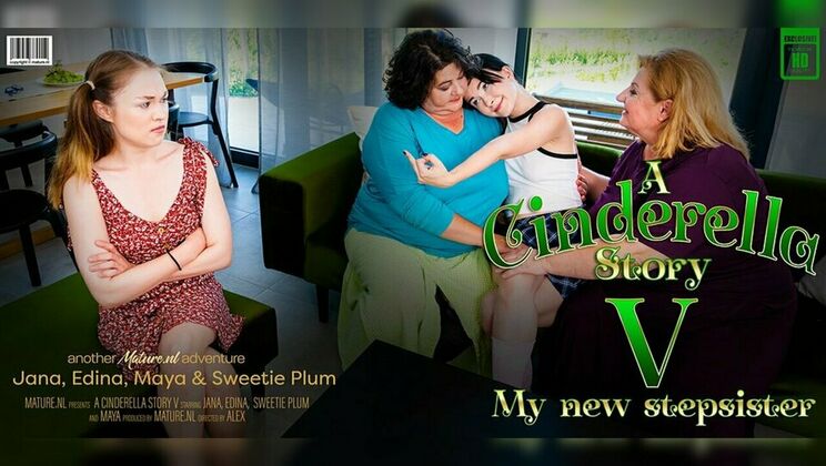 [Mature.nl] - BBW Stepmoms Take New Stepdaughter, Make Maya Feel Old