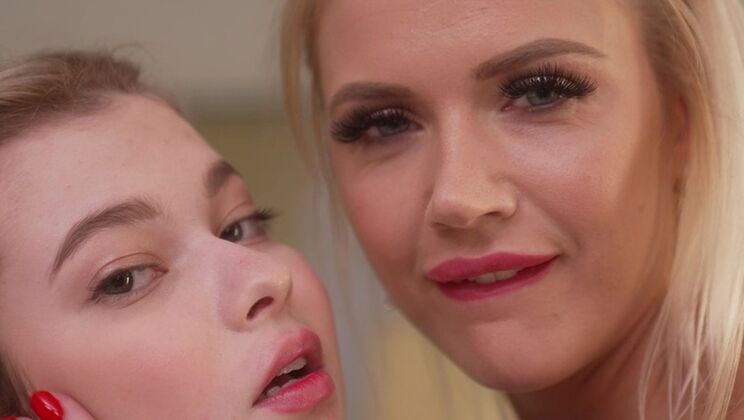 Ass Licking Fun with Stepmom and Teen Daughter