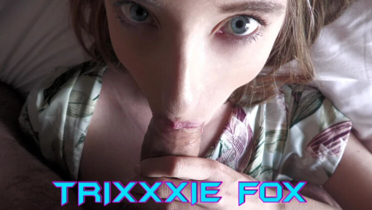 [WakeupnFuck] - Shaved Brunette Trixxxie Fox in Anal Sex