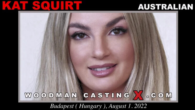 [WoodmanCasting] - Kat Squirt's Blonde Bombshell Audition