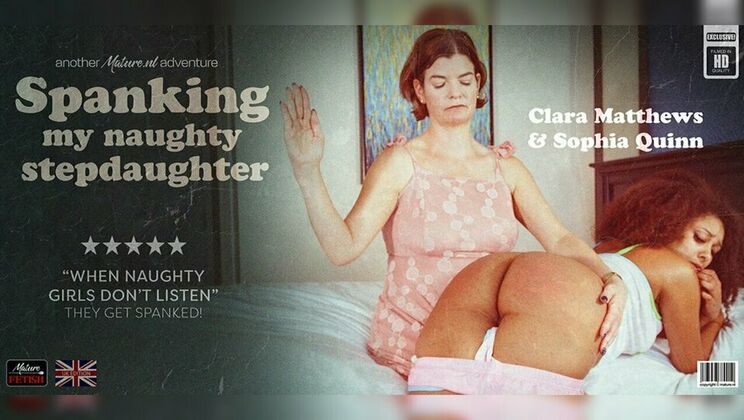 Teen Sophia Quinn and Stepmom Clara Matthews Lesbian Encounter