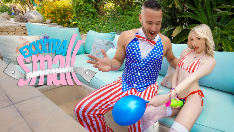 [ExxxtraSmall] - Danny Mountain's Patriotic Stockings Spanking - Danny Mountain - Cecelia Taylor