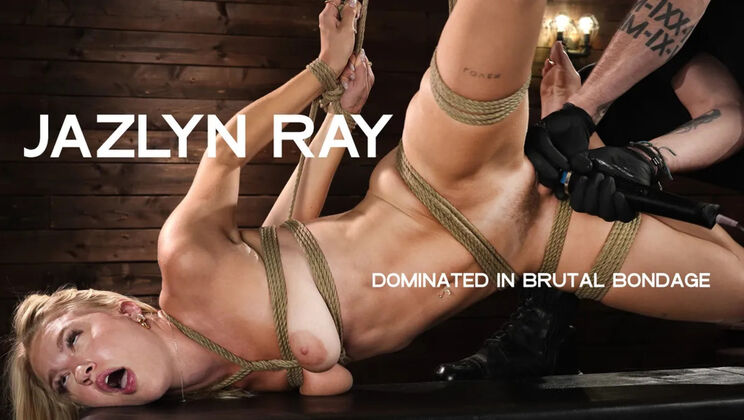 [Hogtied(Kink)] - Rope Suspension Punishment for Jazlyn Ray - The Pope - Jazlyn Ray