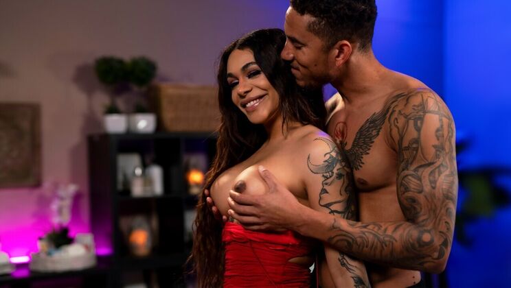 [TransSensual] - TS Eva Maxim Gets Oiled Up & Fucked Hard By Axel Greene - Eva Maxim - Axel Greene