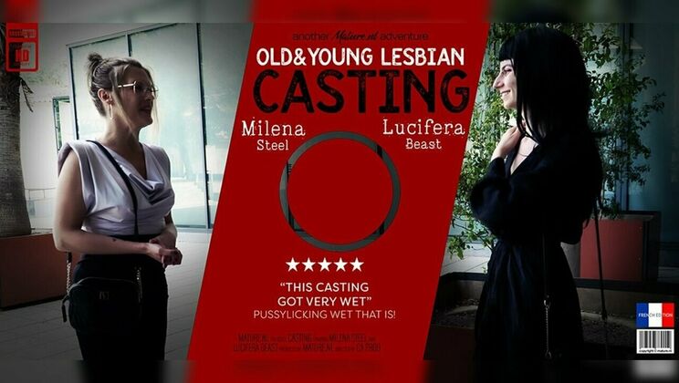 [Mature.nl] - Lesbian Lust: Lucifera and Milena's Hot Casting