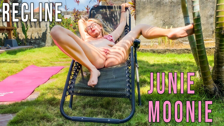 [GirlsOutWest] - Petite Hairy Junie Moonie, Reclining - Junie Moonie