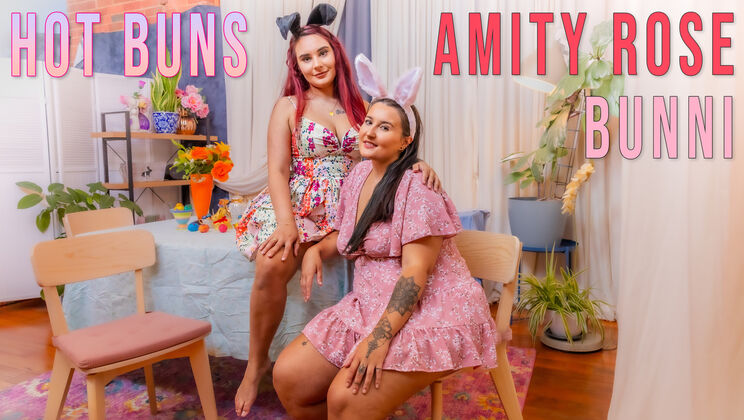 [GirlsOutWest] - Redhead Bunni and Brunette Amity Rose Get Down - Amity Rose - Bunni