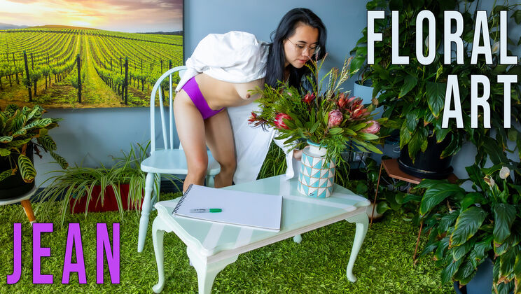 [GirlsOutWest] - Brunette Beauty Jean Uses Sex Toys - Jean