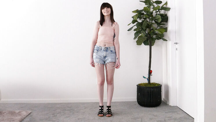 Kacey's First Anal Casting Experience