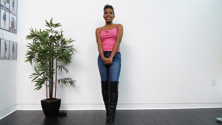 [NetVideoGirls] - Mikka Tries Doggystyle in Casting - Mikka