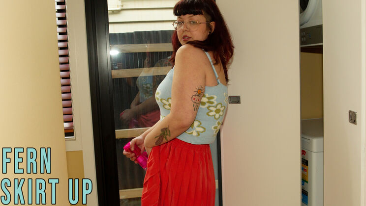 Fern's Skirt Up Tease