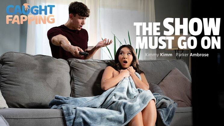 [CaughtFapping] - Kimm Takes a Ride on Parker's Big Cock - Kimmy Kimm - Parker Ambrose