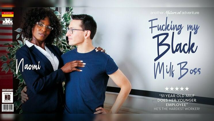 [Mature.nl] - Mature MILF Naomi takes young cock deep in her mouth and pussy - Naomi - Max