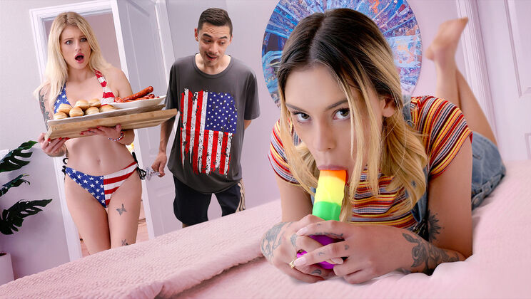 [AskYourMother] - Deepthroat Showdown: Hottest Girl Wins - Juan Loco - Hyley Winters - Dylan Moore