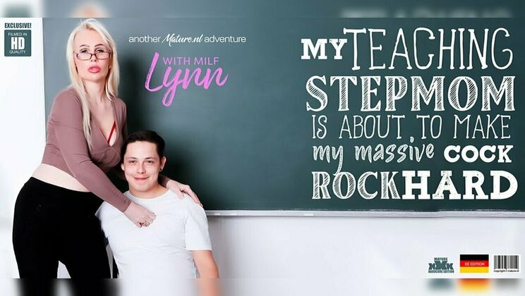 Blonde Stepmom Lynn Enjoys Pussy Licking and Fucking