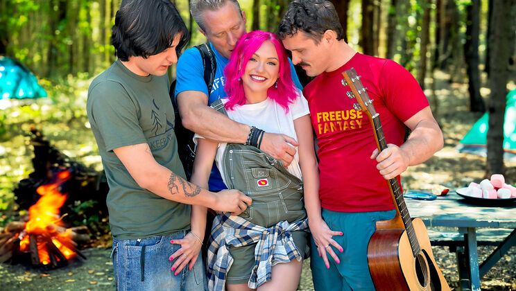 Pussy Licking and Cum on Tits for Shared Cutie