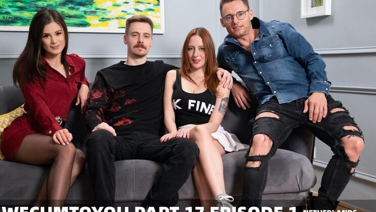 [WeCumtoYou] - Netherlands Redhead Threesome with Marcello and James