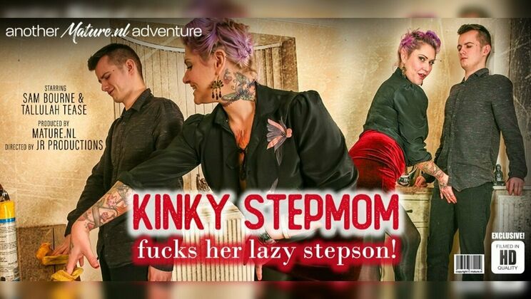 [Mature.nl] - Short Hair Mom Sucks Stepson's Balls! - Sam Bourne - Tallulah Tease (EU)