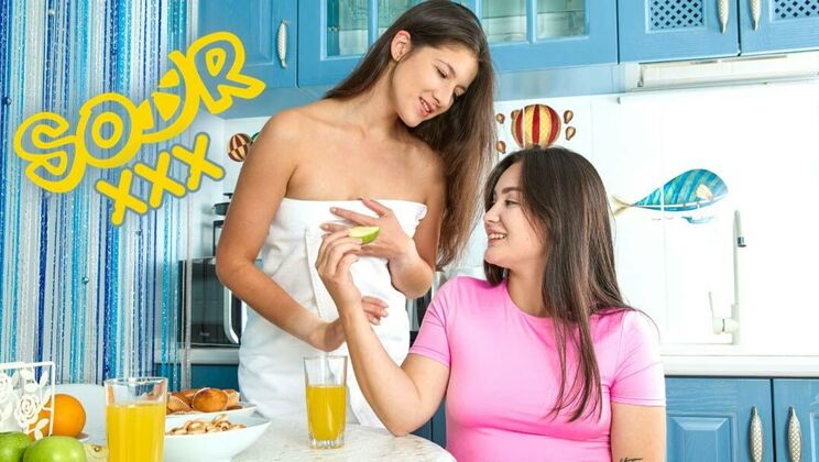 [ClubSweethearts] - Natural Tits Lesbian Kamilla C and Amelia Ost Get Down - Kamilla C - Amelia Ost