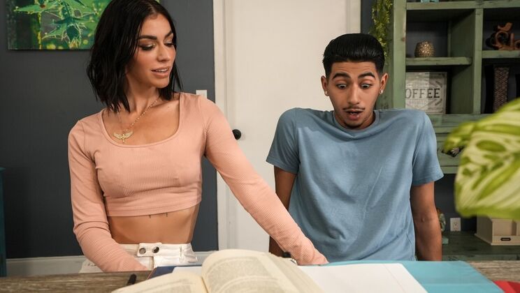 Brunette Stepmom's Sultry Request