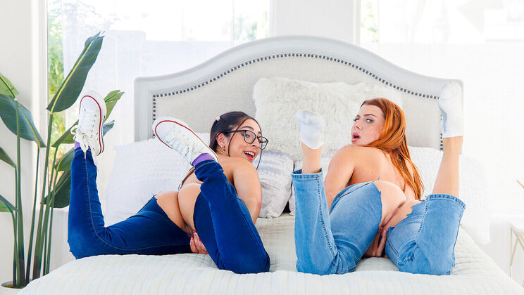 Miniskirt Stepsisters Get Fucked Hard