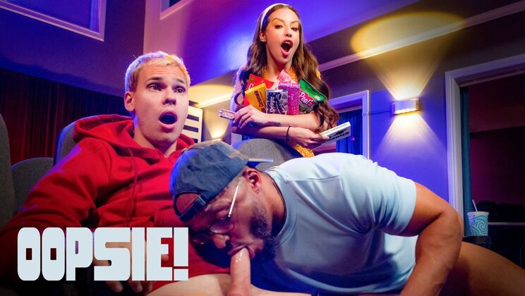 [Oopsie!] - Kissing & Rimming Before Hardcore Threesome Action - Dillon Diaz - Spencer Bradley - Tony Sting