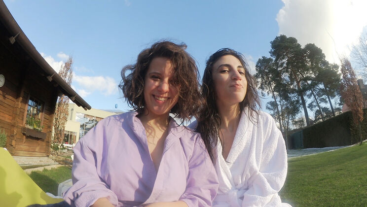 Big Tits Lesbians Magena Agave - Public Hairy Action