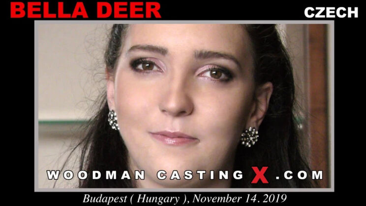 [WoodmanCasting] - Bella Deer Long Hair - Blowjob & Cumshot - Bella Deer