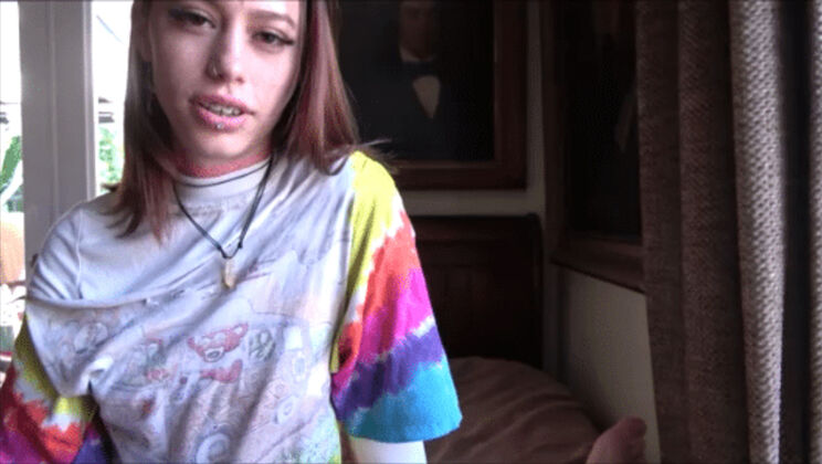 19 Year Old Teen's Cumshot in POV