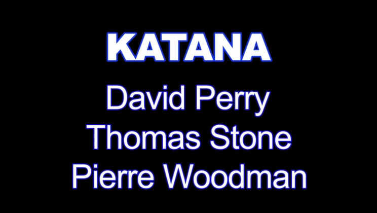 [ScenesXXXX] - Katana's First Time DP - Brunette Takes Two Cocks - Katana