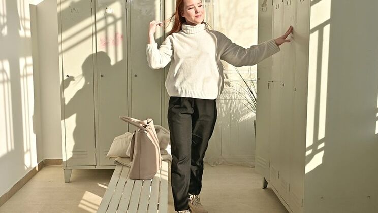 [PornWorld] - Redhead in White: Nicole Murkovski DP and Cumshot Finale