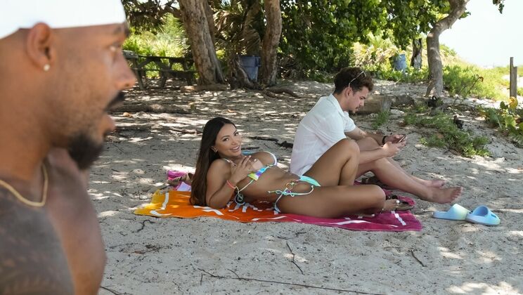 [RKPrime] - Latina Babe Gets Anal on Beach - Dickdealer Don - Brandy Salazar