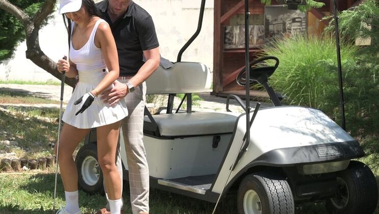 [PornWorld] - Asia Vargas Gets Blown and Facialized by Her Golf Coach in Lingerie - Vince Karter - Asia Vargas