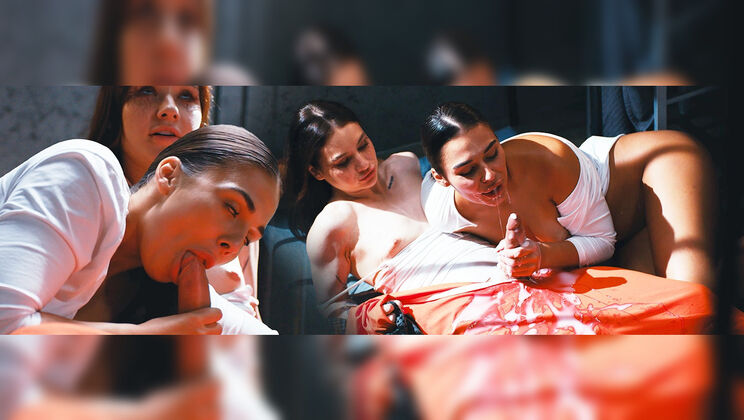 [FutanariXXX] - Small Tits Witch Blowjob Teen - Sam Bourne - Milan Cheek - Matty Mila