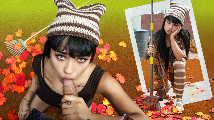 Latina Braless Babysitter Gets Facial From Older Man