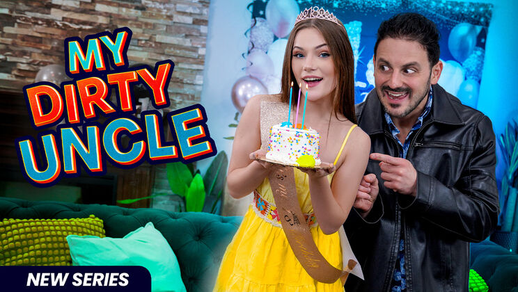 Taboo First Time Sex: Tiny Brunette Takes Two Cocks