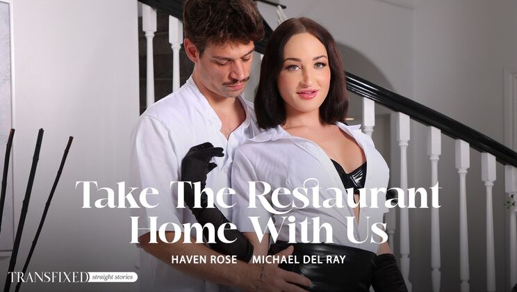 [Transfixed] - Shemale Haven Rose's Big Ass Gets Pounded - Michael DelRay - Haven Rose