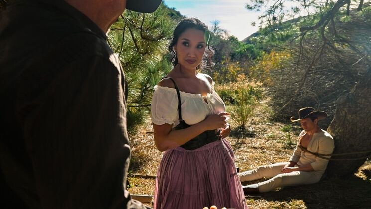 Vicki Chase Reverse Cowgirl Ride On A Big Cock