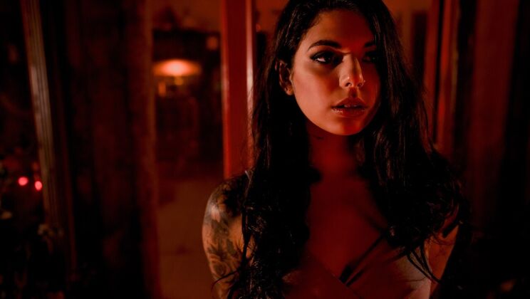 [DigitalPlayground] - Horror Theme Lesbian Sex with Tattoo and Enhanced Body - Gina Valentina - Romi Rain